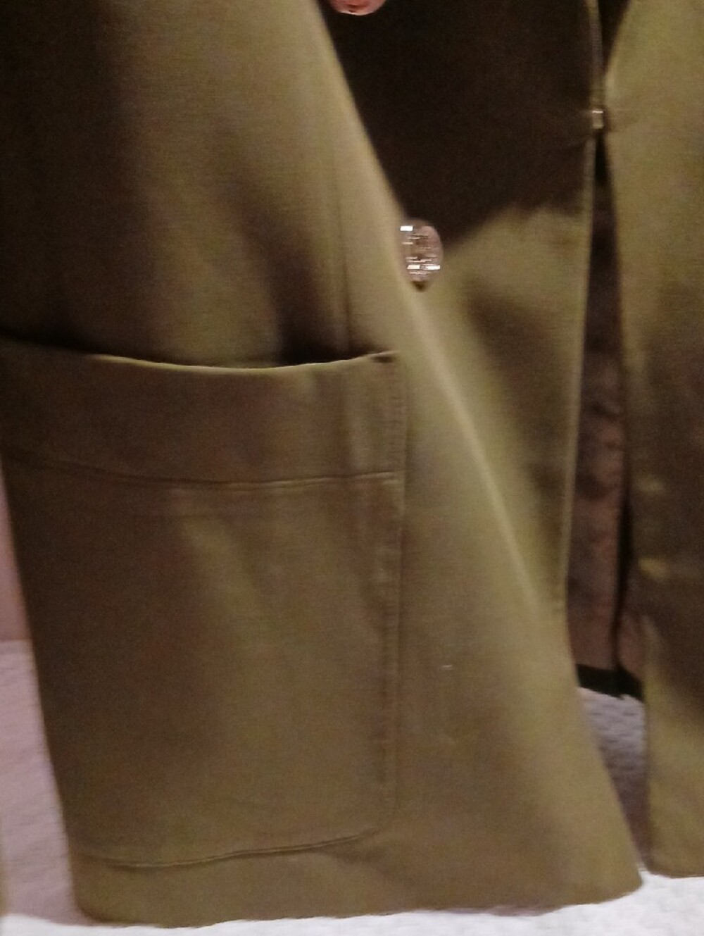 Stunning! Tommy Hilfiger Olive Double Breasted Design Jacket 12 *New* - Picture 5 of 9